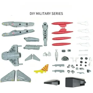DIY 1/72 AV-8B Harrier II Aircraft Model Kit Assembly W/ Stand, Gift for Kids